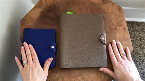 hermes notebook sizes.